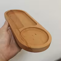 اردو خوری، تخته سرو چوب راش دو خانه طرح بیضی