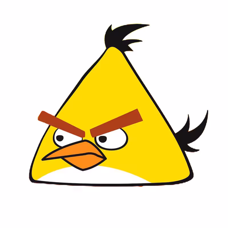 استیکر لپ تاپ طرح انگری بردز کد STL869