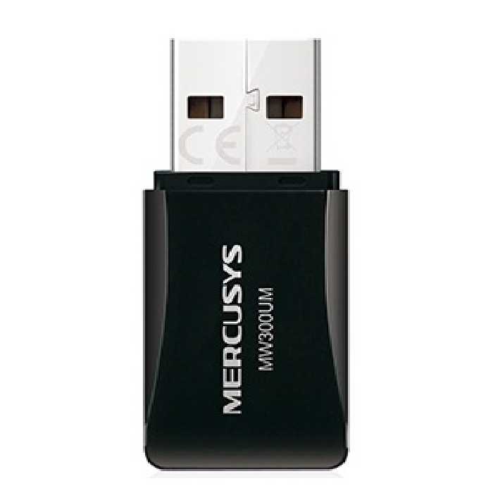 کارت شبکه دانگل وایرلس مرکوسیس مدل MW300UM