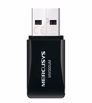 کارت شبکه دانگل وایرلس مرکوسیس مدل MW300UM