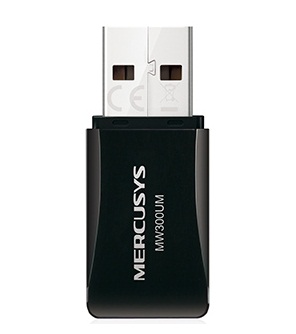 کارت شبکه دانگل وایرلس مرکوسیس مدل MW300UM