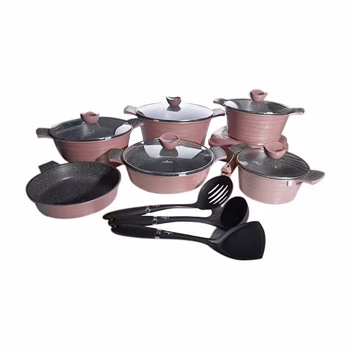 سرویس قابلمه 16 پارچه لاین گرانیتی یونیک کد 7722