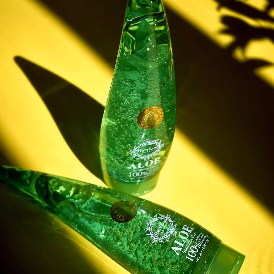 ژل شاخکی آلوئه ورا 100 درصد هپی لیدی