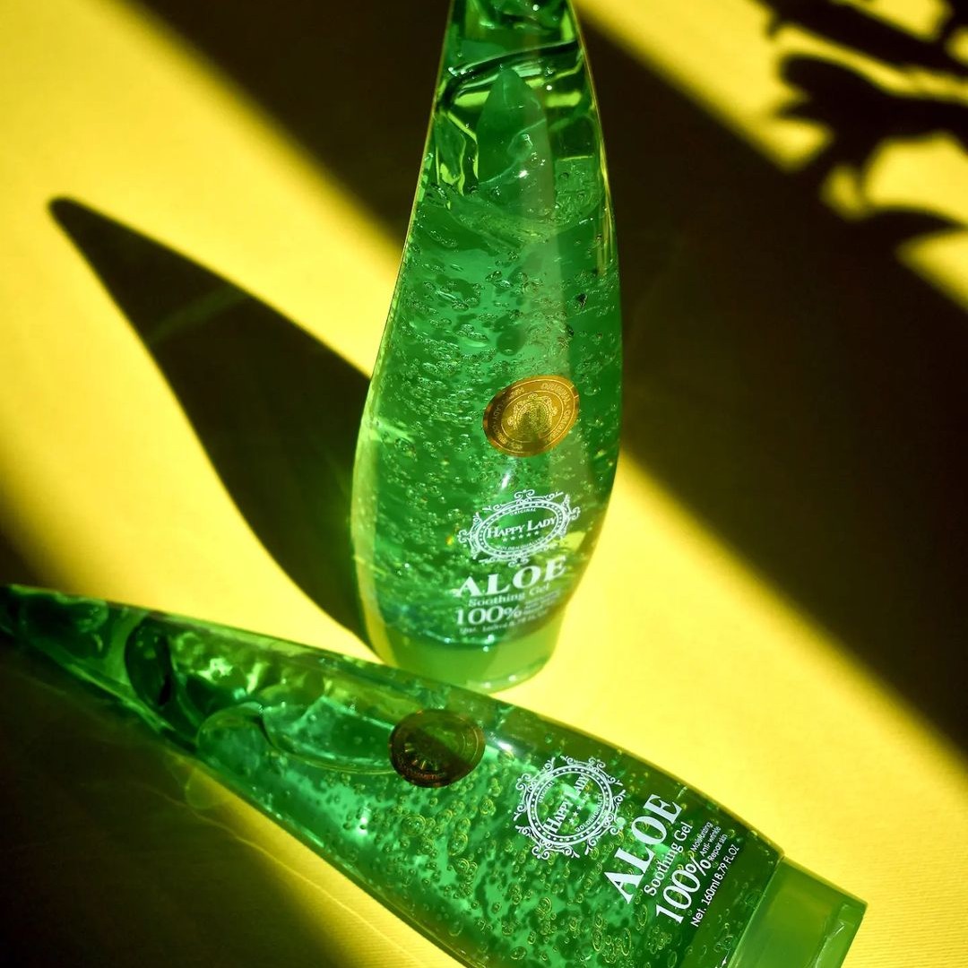 ژل شاخکی آلوئه ورا 100 درصد هپی لیدی