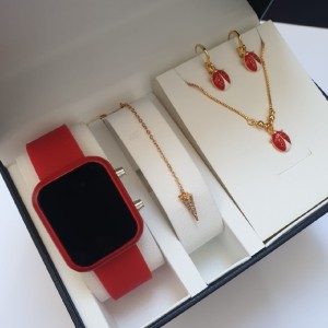 ساعت مچی ال ای دی نارنجی led