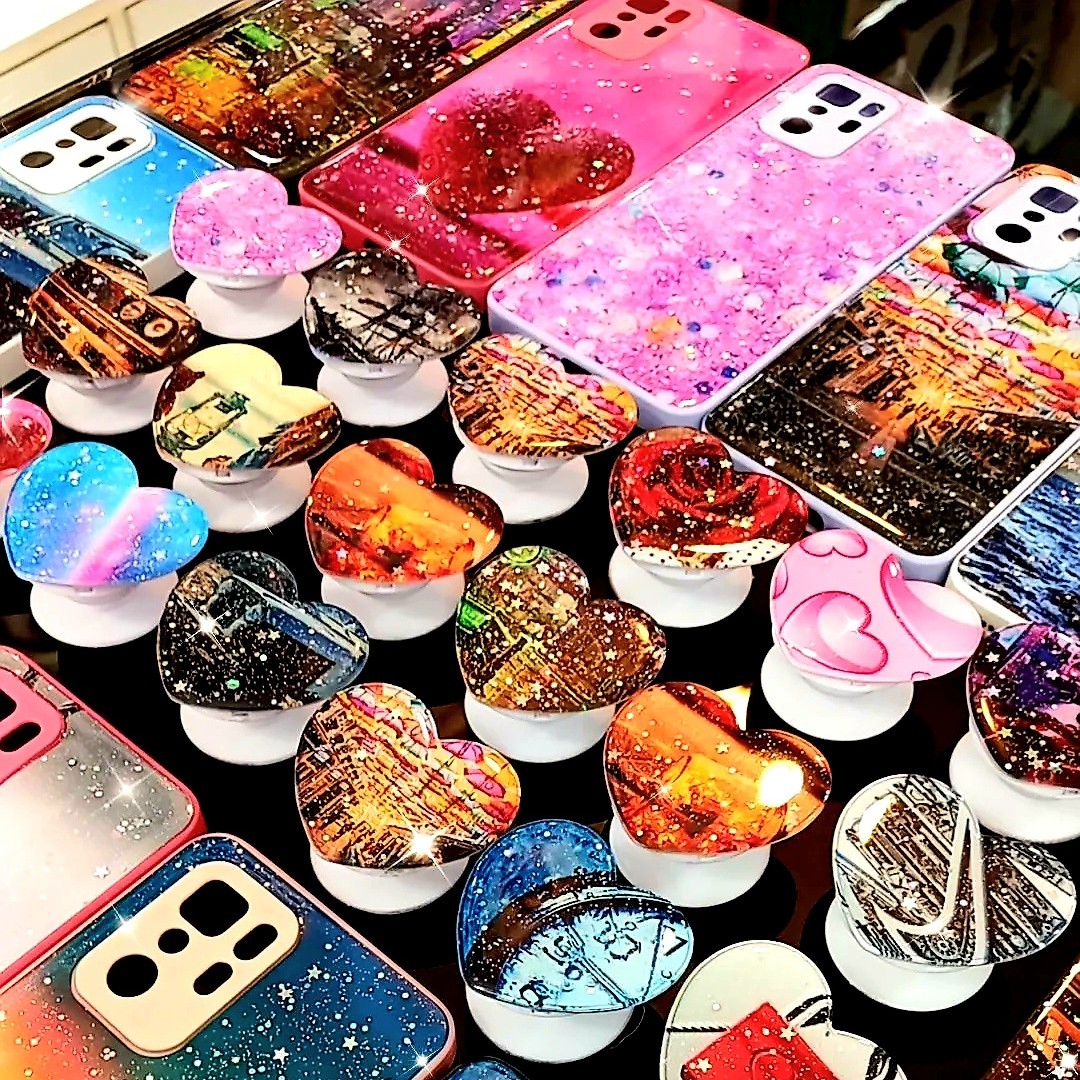 گارد طرح اکلیلی مناسب برای گوشی موبایل سامسونگ Galaxy A13 5G به همراه پاپ سوکت