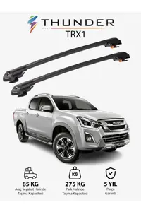 نوار محافظ خودرو خاکستری ISUZU D MAX 2016 2019 TRX1 CARRIER قفل جستجو SEART SEAN CARRIT SUILING BAR GRAY Thunder