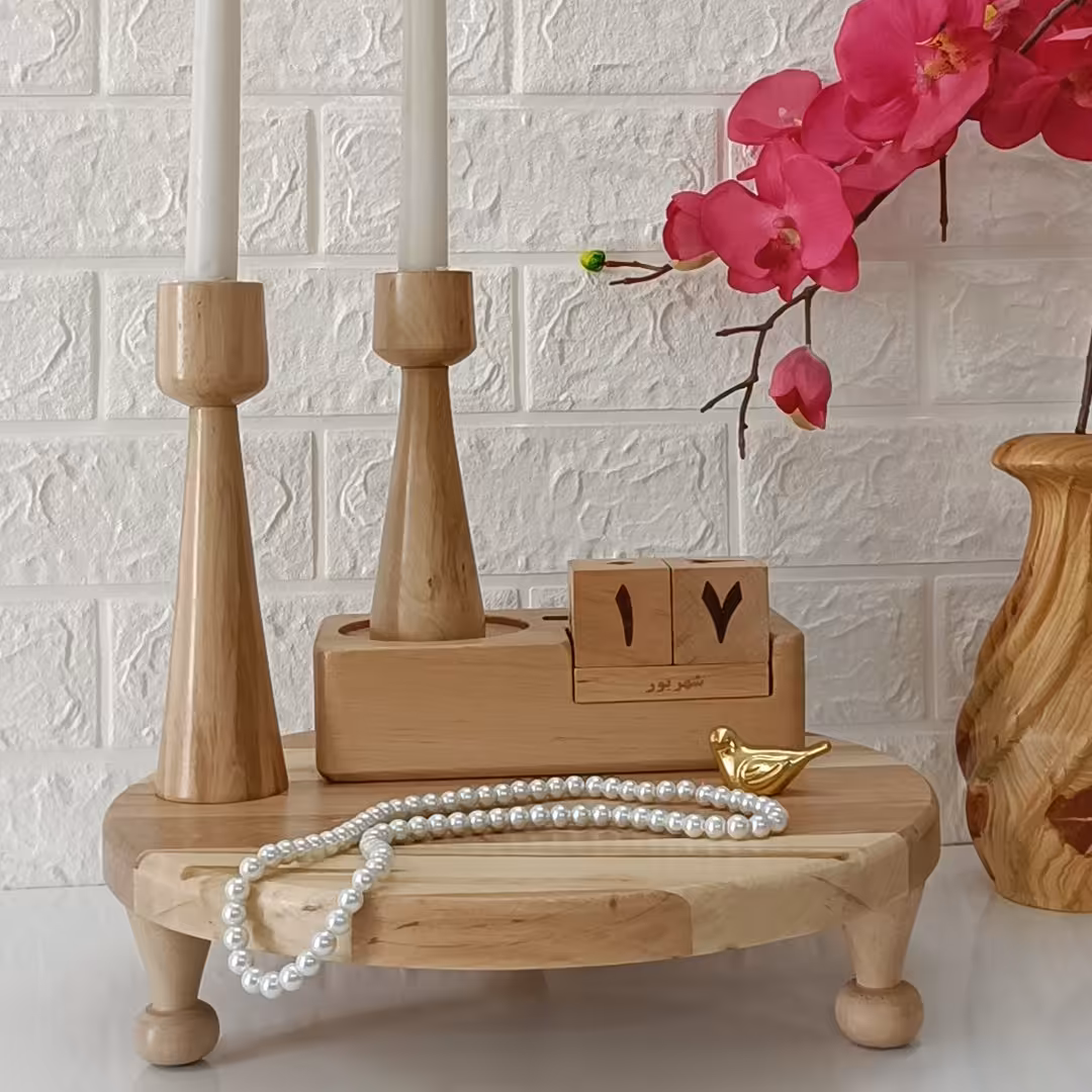 جاشمعی چوبی ( جفتی )