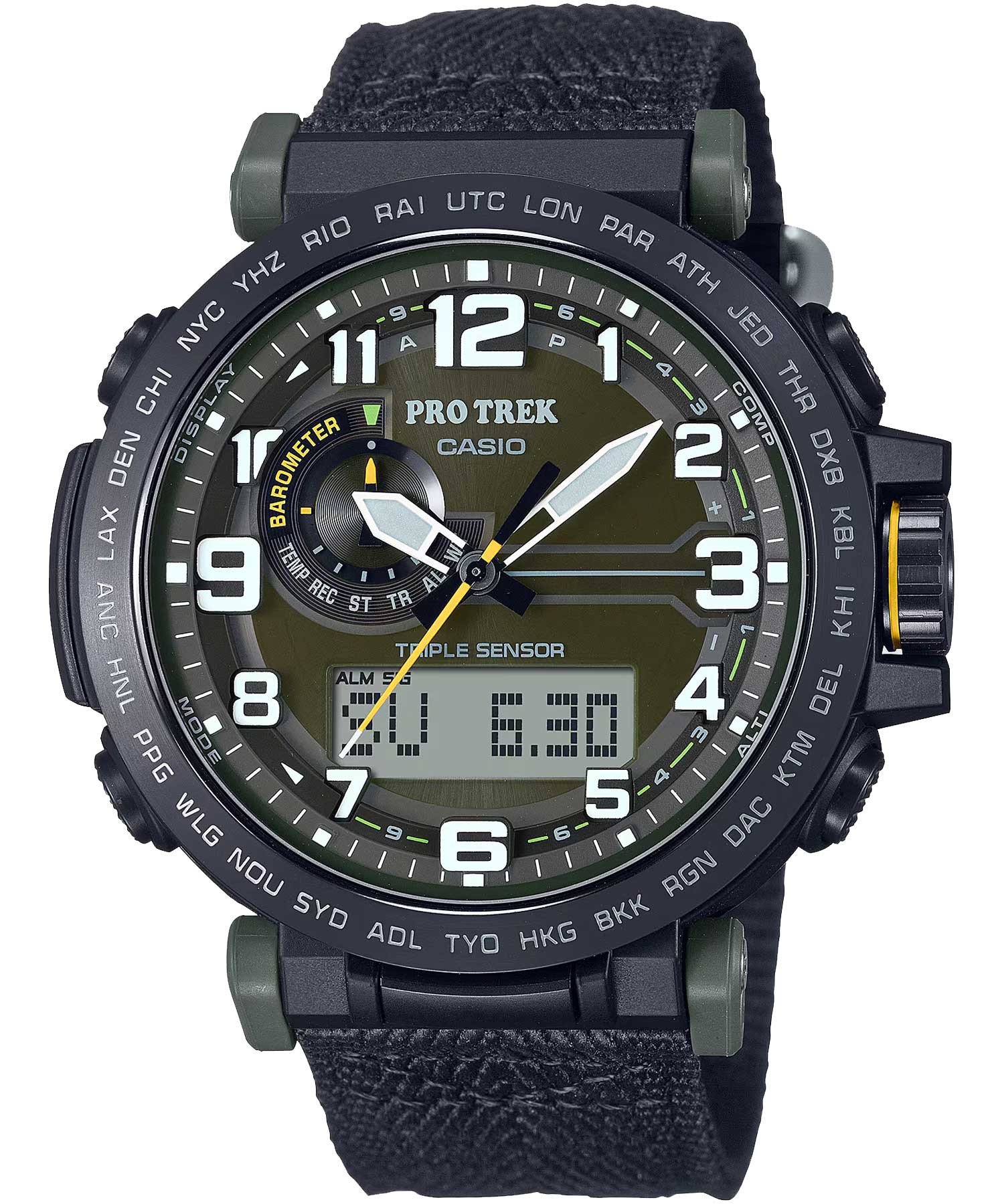 ساعت مچی مردانه کاسیو، زیرمجموعه PRO TREK، کد PRG-601YB-3DR