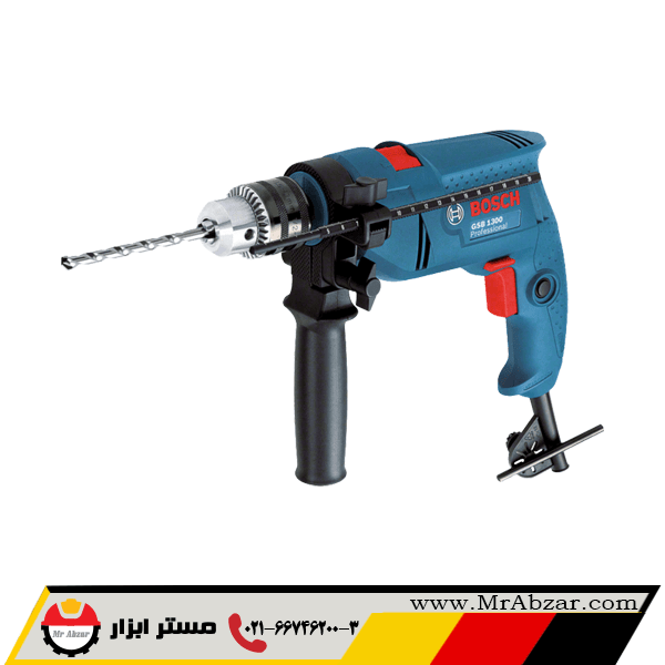 دریل چکشی 550 وات 13 میلی متر بوش GSB1300