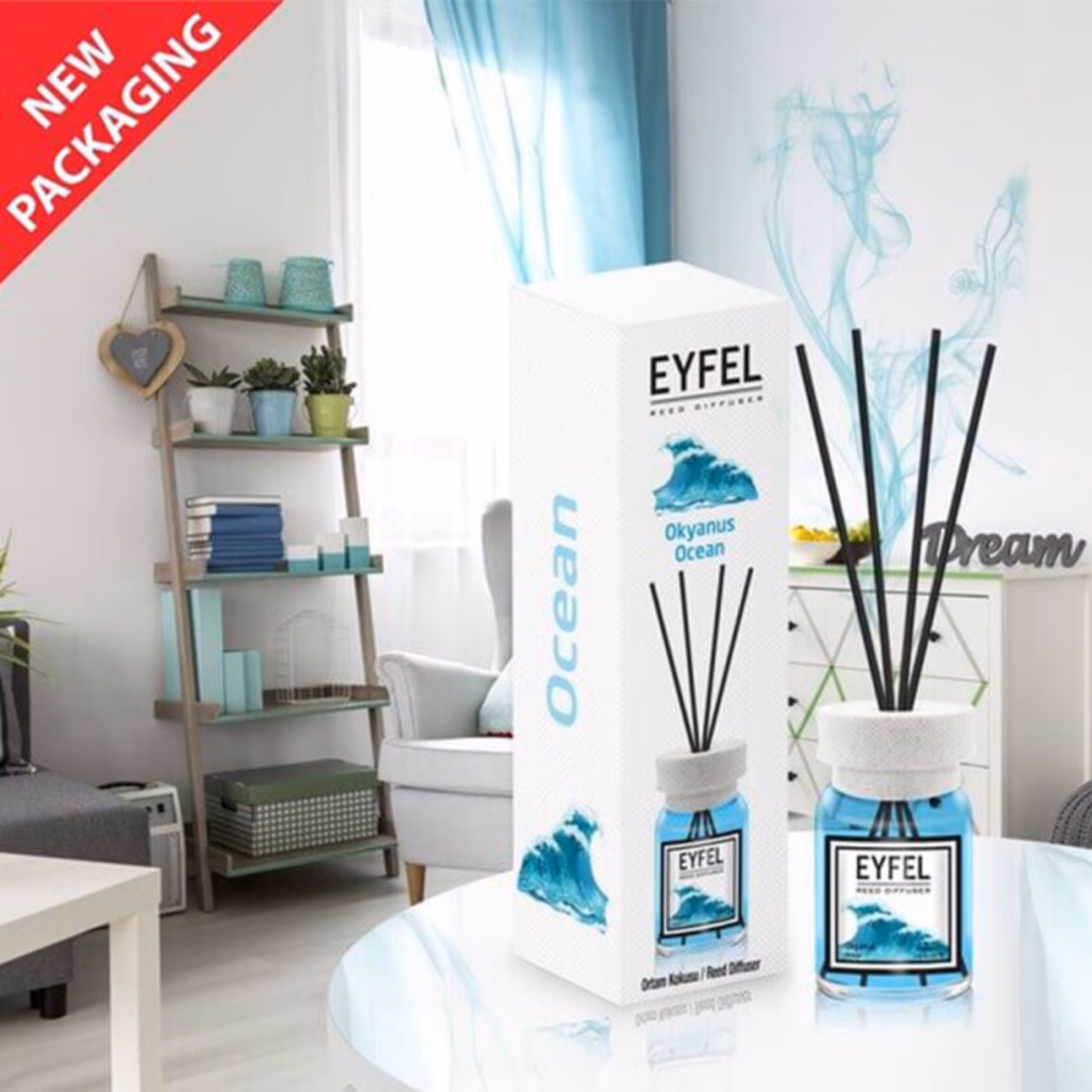 اسانس وخوبوکننده ایفل طرح اوشن حجم 120میلی گرم