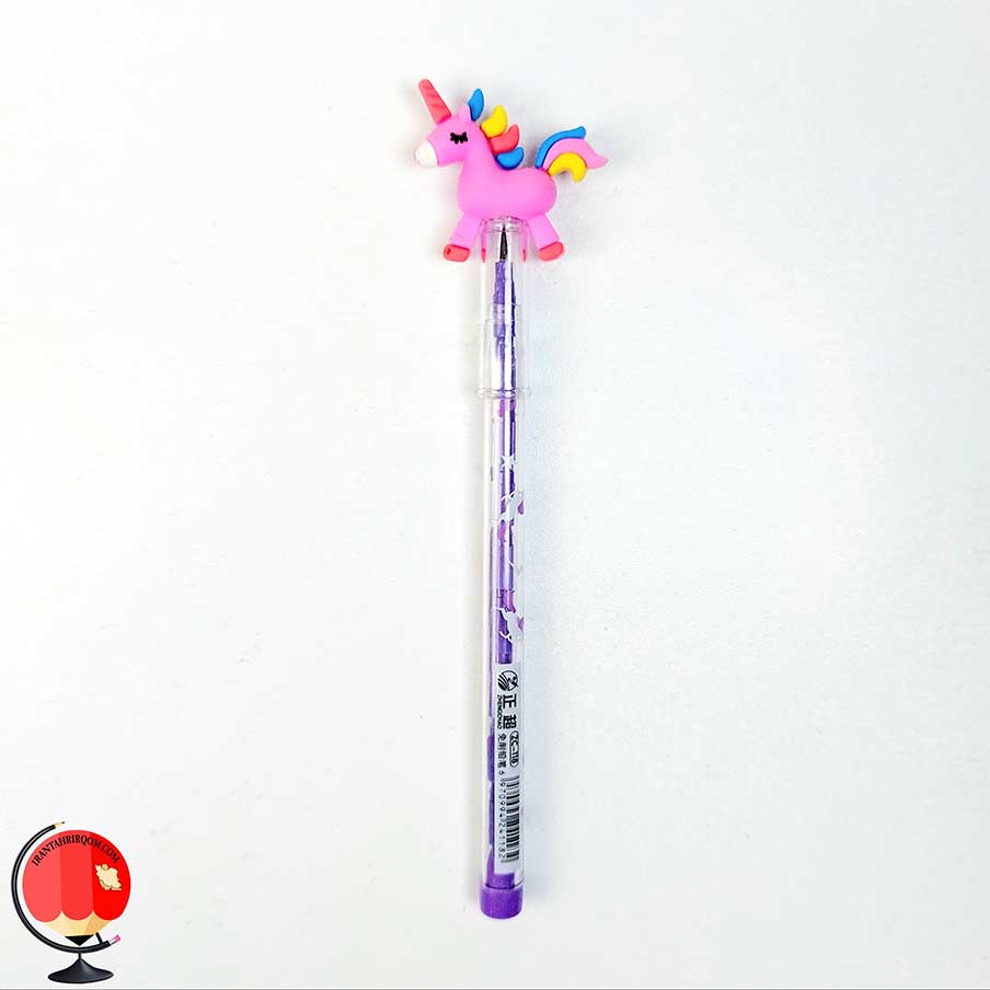 مداد نوکی دخترانه فشنگی طرح اسب تک شاخ بنفش