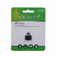 مبدل یا رابط اتصال فلش و USB  از درگاه OTG  به موبایل برند وریتی مدل A302