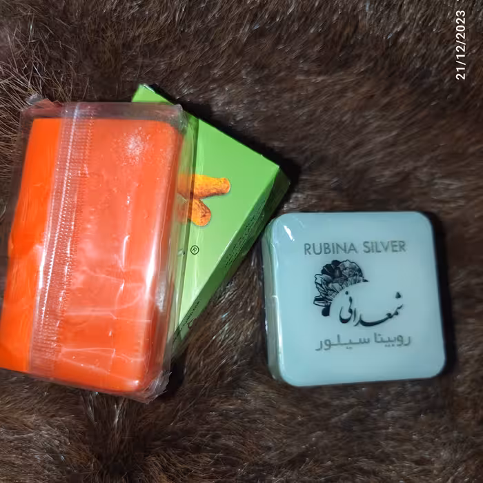 روبینا سیلور شمعدانی با صابون زردچوبه  روشن کننده ضد جوش ضد لک