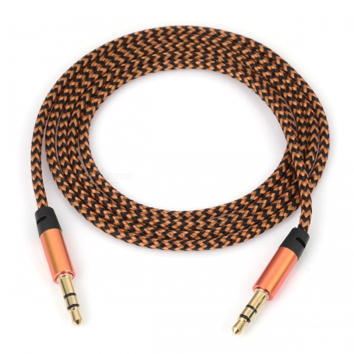 کابل صدا Aux روکش کنفی 1.5 مترAuxiliary Braided Cable 1.5M