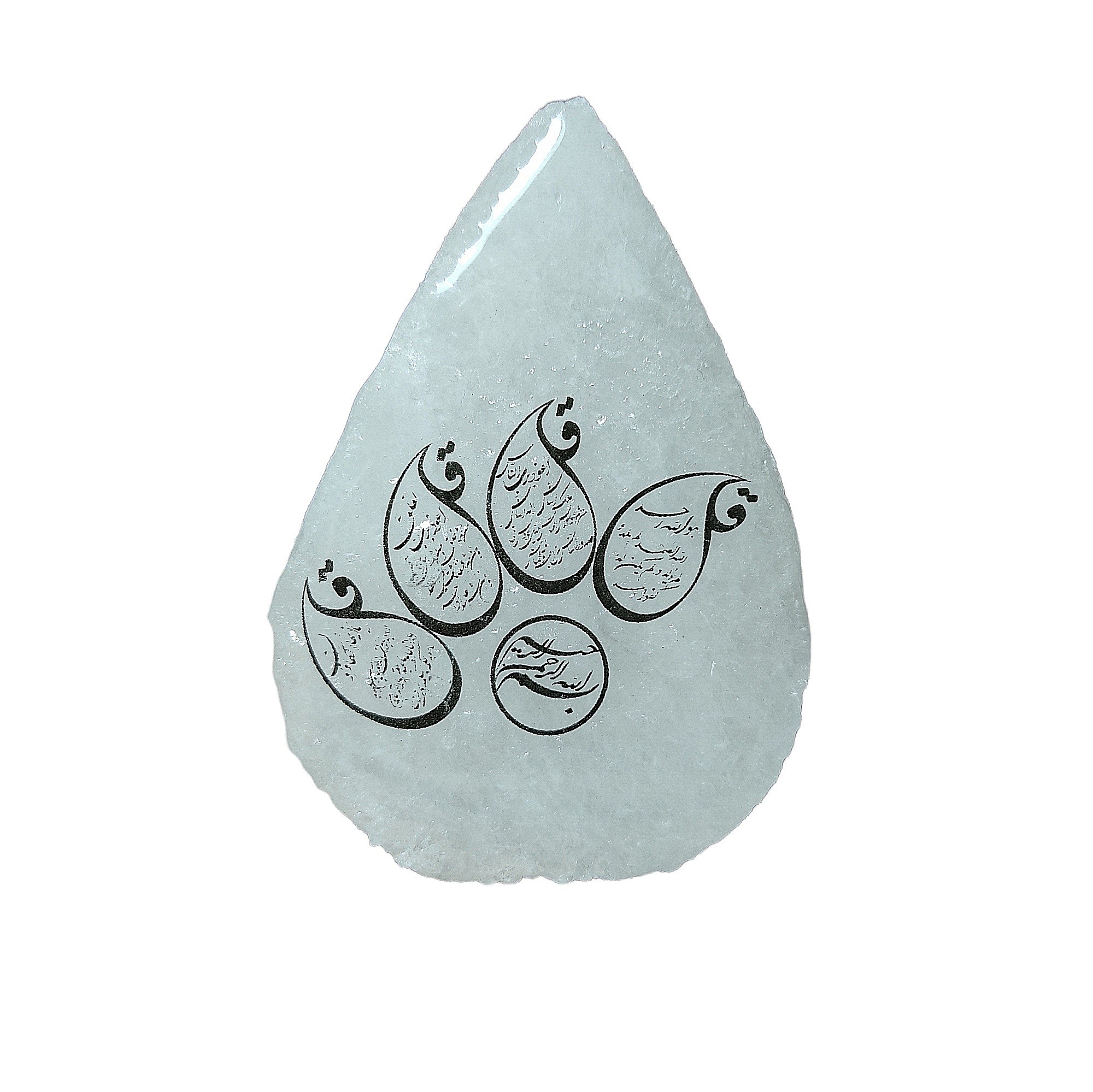 دکوری سنگ نمک طرح اشک کوچک(چهارقل )کد503