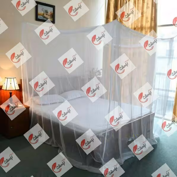 پشه بند حریر برند خوشنام هگمتان مدل تخت دو نفره 2در2