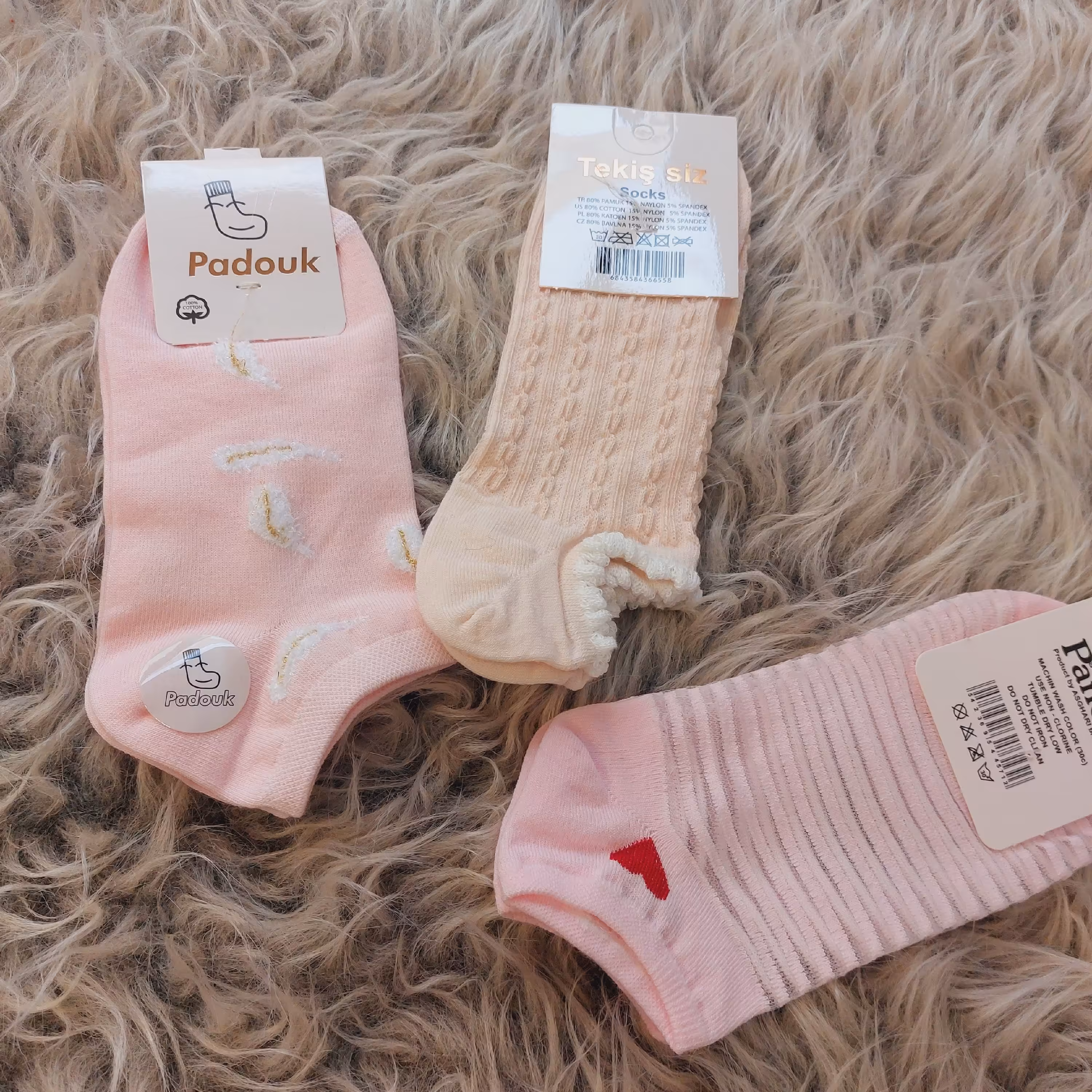 3عدد جوراب دخترانه 