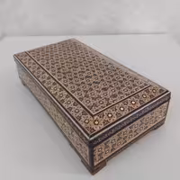 جعبه خاتمکاری جاکاردوچنگالی طرح ساده