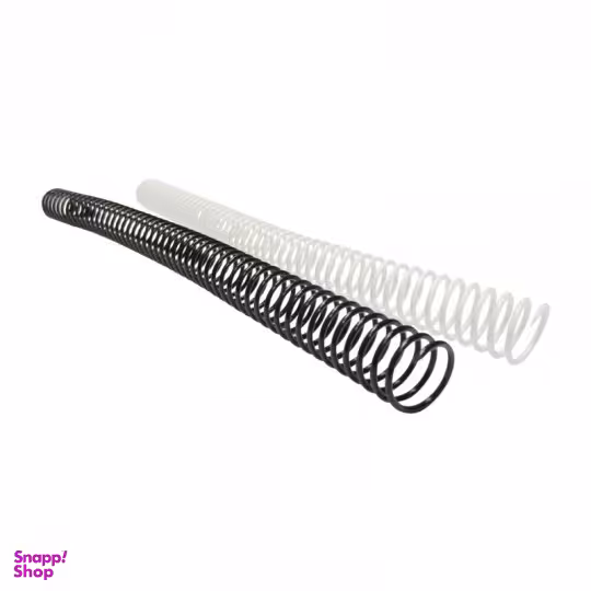 فنر مارپیچ 25 سفید فلزی بسته 80 عددی