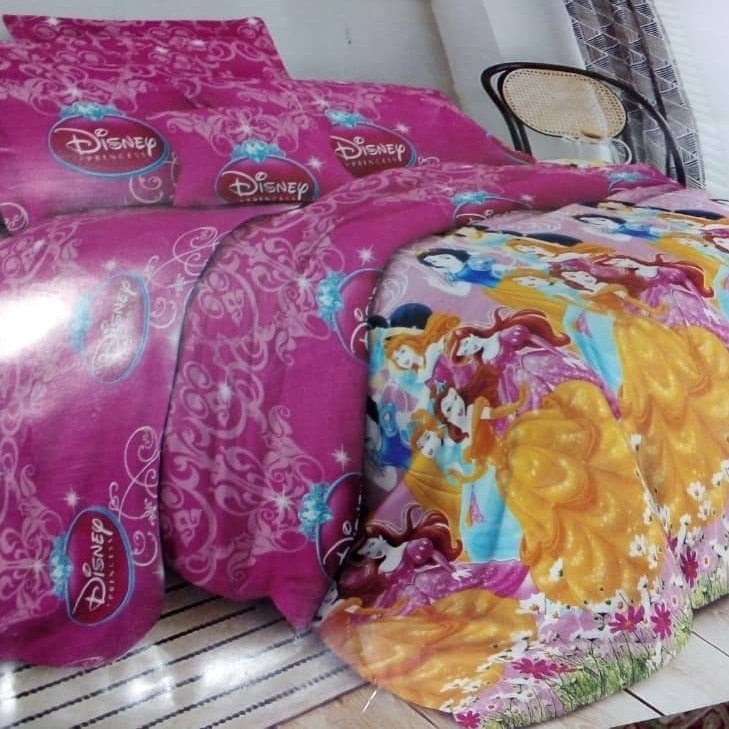 روتختی کودک 4 تیکه طرح کارتونی دخترانه