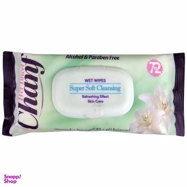 دستمال مرطوب چانف (Chanf) کد Sa 1010 بسته 72 عددی