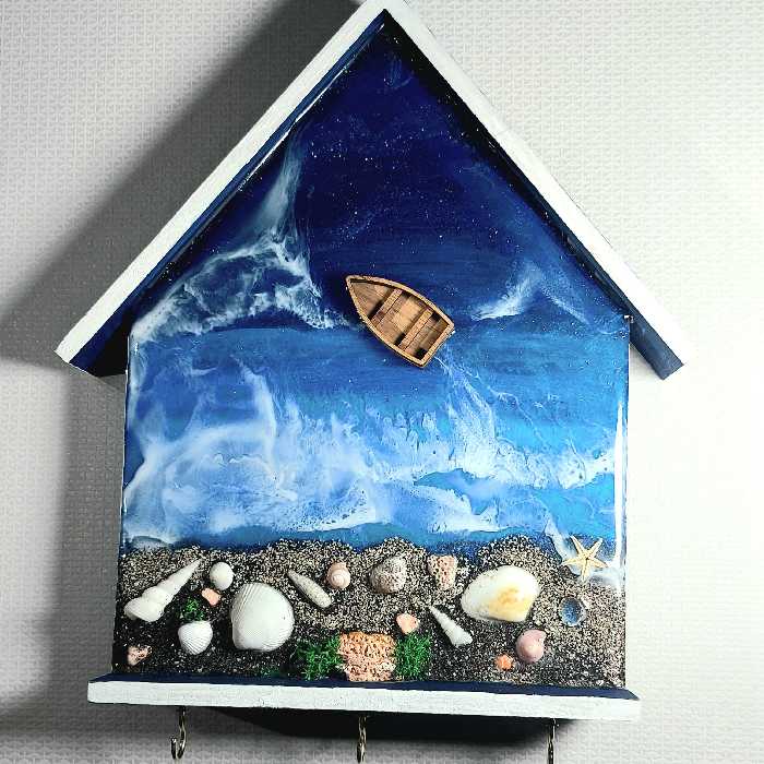 جا کلیدی رزینی طرح دریا جذاب و شیک