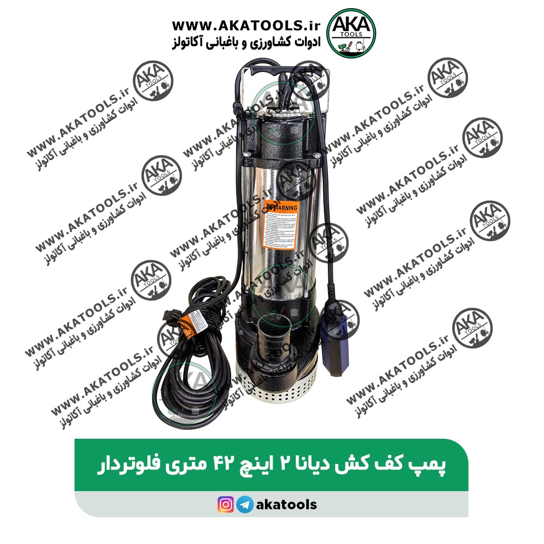 پمپ کف کش دیانا 2 اینچ 42متری فلوتردار
