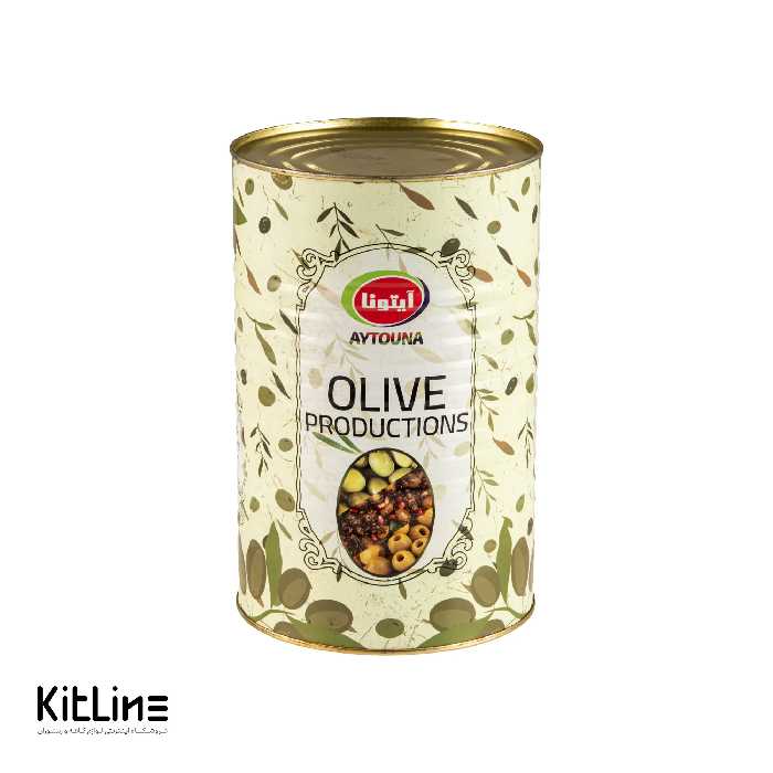 کنسرو زیتون پرورده مخصوص آیتونا 4 کیلوگرمی