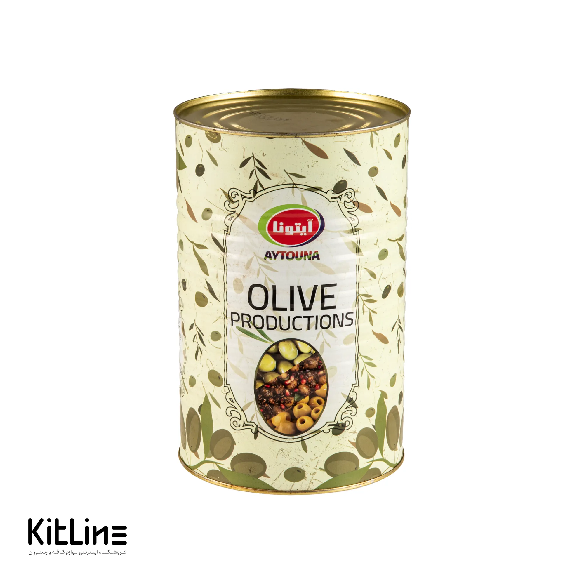 کنسرو زیتون پرورده مخصوص آیتونا 4 کیلوگرمی