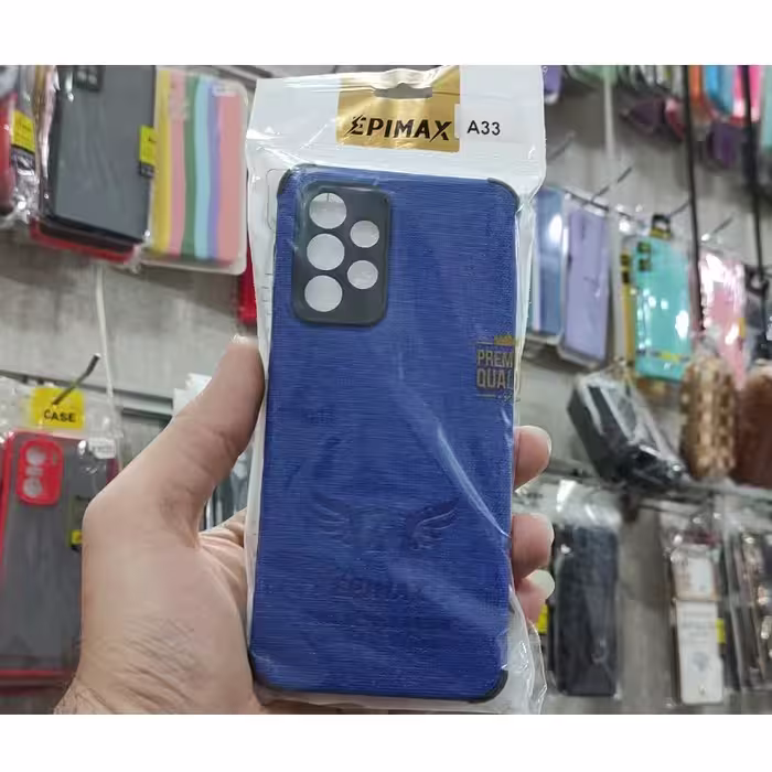 گارد چرمی سامسونگ A33 5G رنگ آبی