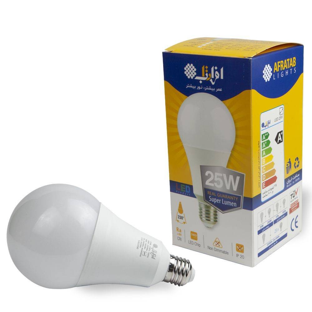 لامپ 25 وات افراتاب