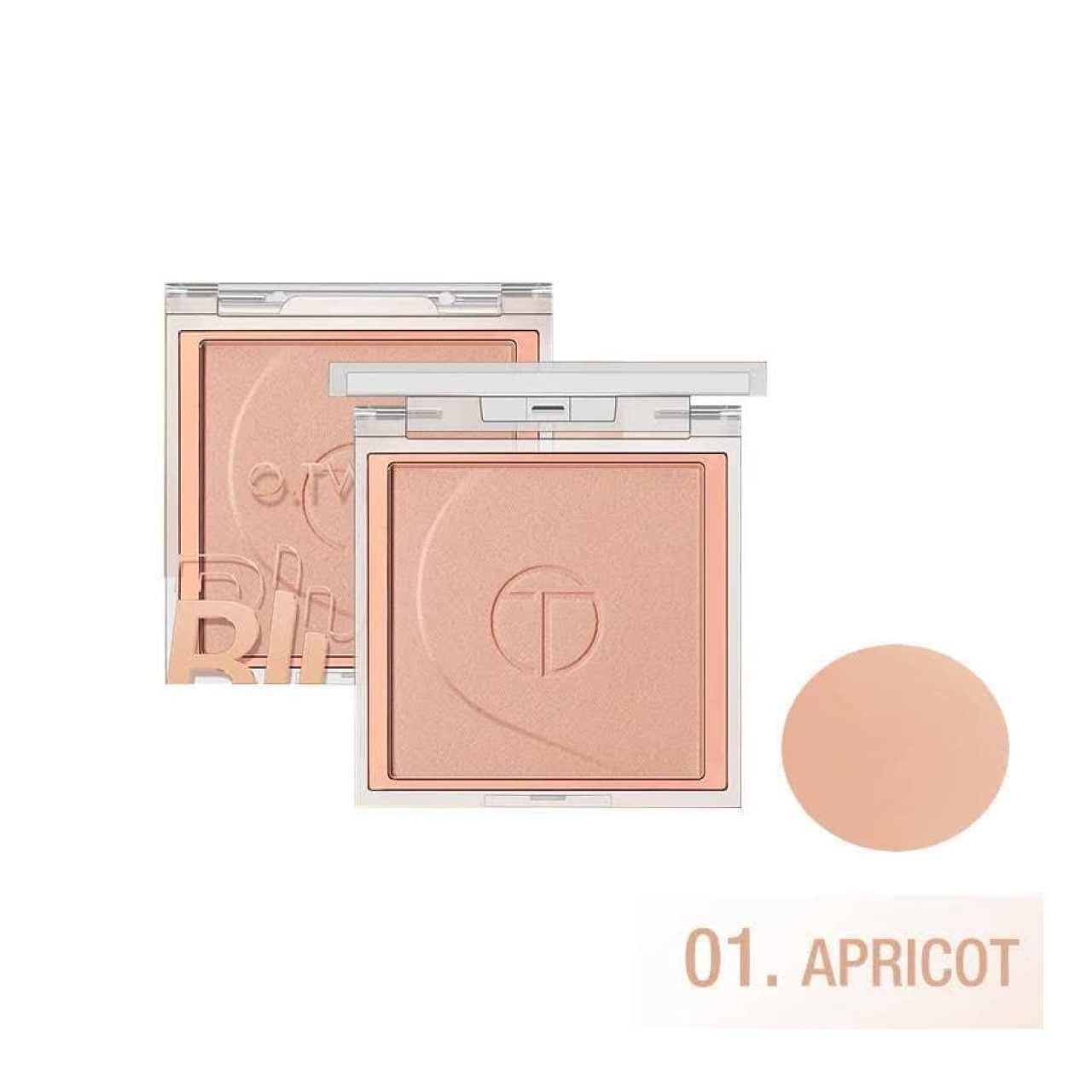 رژگونه او تو او کد 1 رنگ زردآلویی حجم 5 گرم