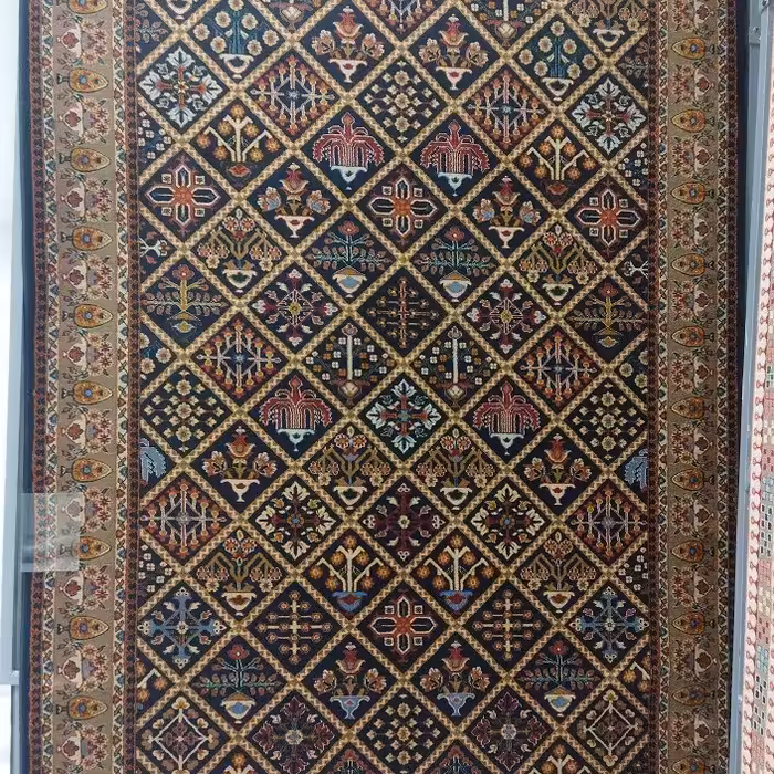 فرش پاتریس  فرش گلیم بختیاری 400شانه طرح کد  9940سایز 9متری