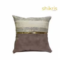 کوسن  دورو یک طرف پتینه ای و طرف دیگر نیمه پتینه و مخمل 40 در 40