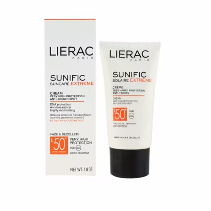 کرم ضدآفتاب و ضد لک لیراک spf50 مدل سانی فیک 50 میلی لیتر