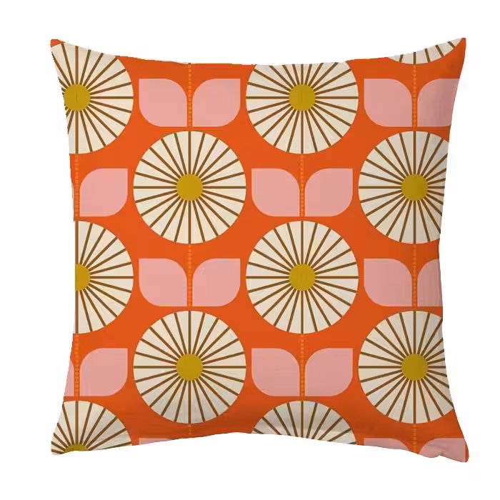 کاور کوسن کراس‌ماه طرح روناس  سایز 30 در 30 سانتی کد c2071