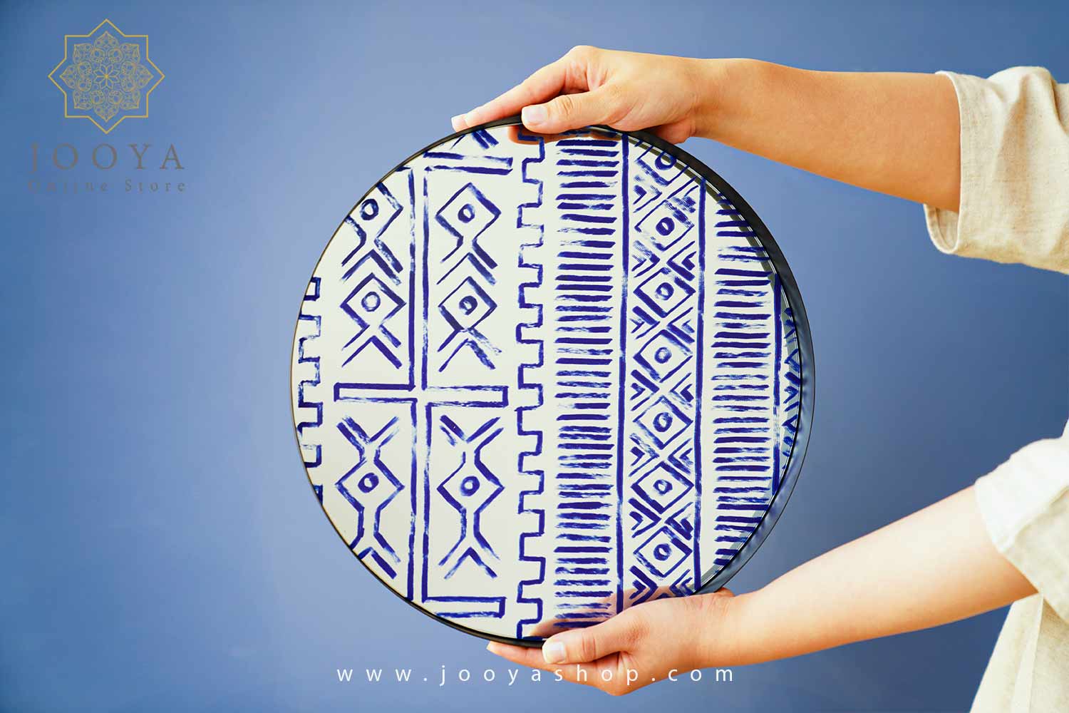 آیینه دکوراتیو طرح هندسی