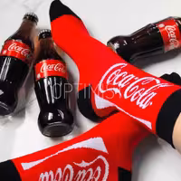 جوراب کوکاکولا ساقدار نخ پنبه فری سایز
