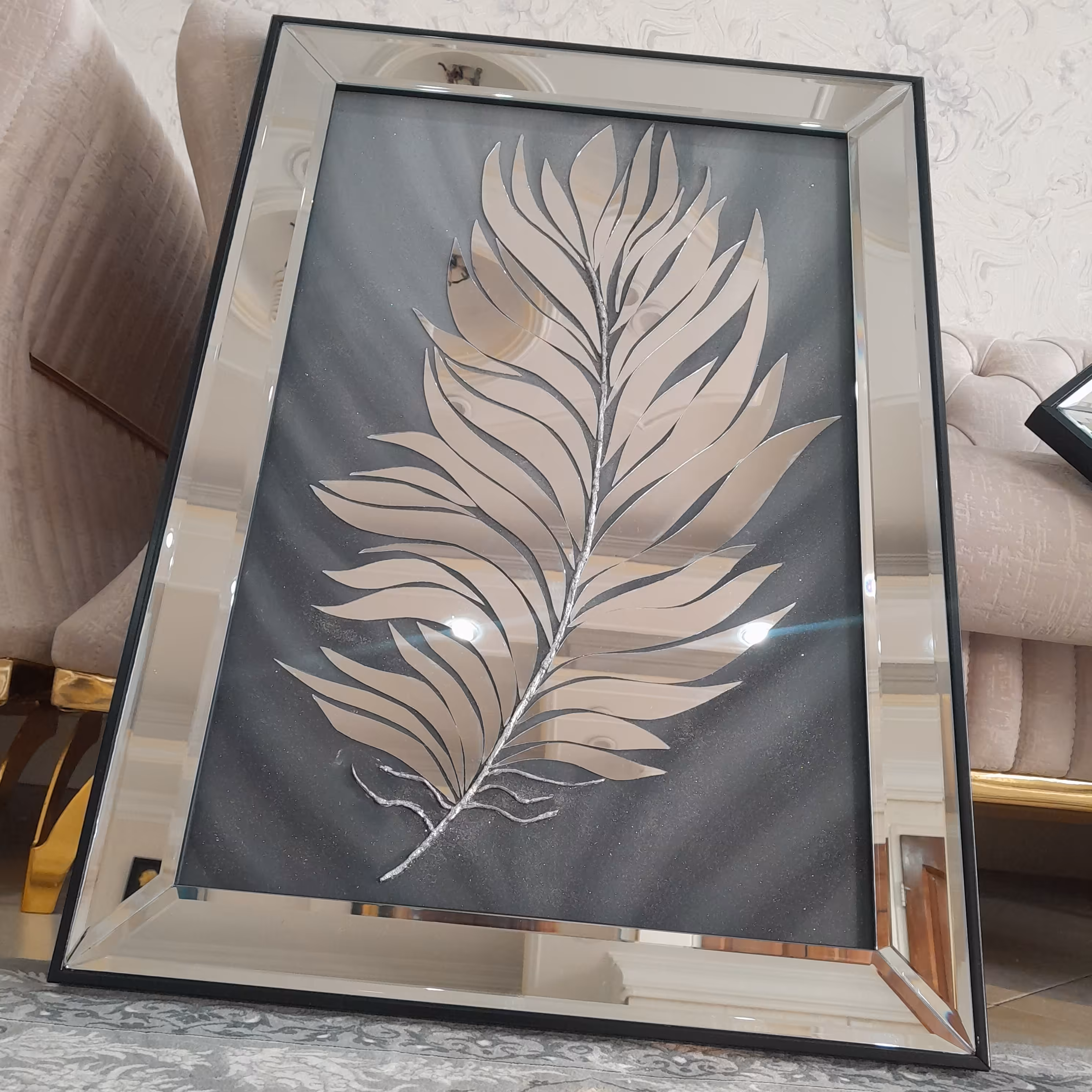 تابلو پر آینه کاری کار شده با دست .قابل سفارش هم با قاب وهم بدون قاب .ارسال  با چاپار.پس کرایه هزینه ارسال در زمان تحویل