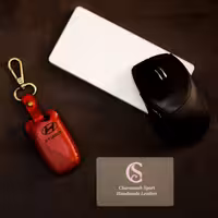 جاسوییچی چرم طبیعی گاوی قرمز مناسب هیوندا سانتافه