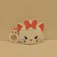 کیف ایرپاد سری1و2 مدل گربه های اشرافی پاپیون دار صورتی