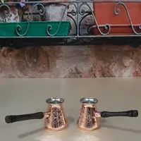  قهوه جوش مسی طرح دار 2