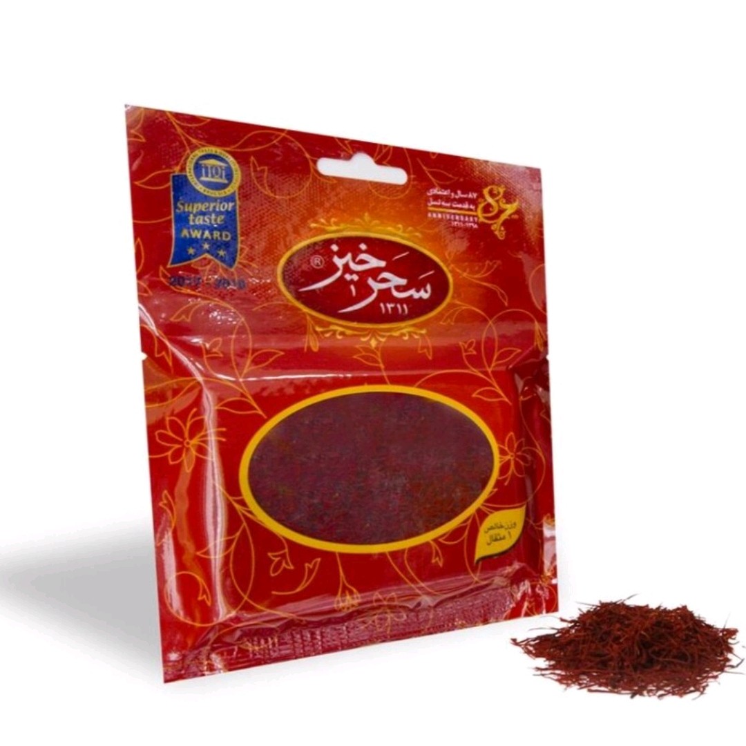 زعفران سرگل یک مثقال 5عددی سحرخیز