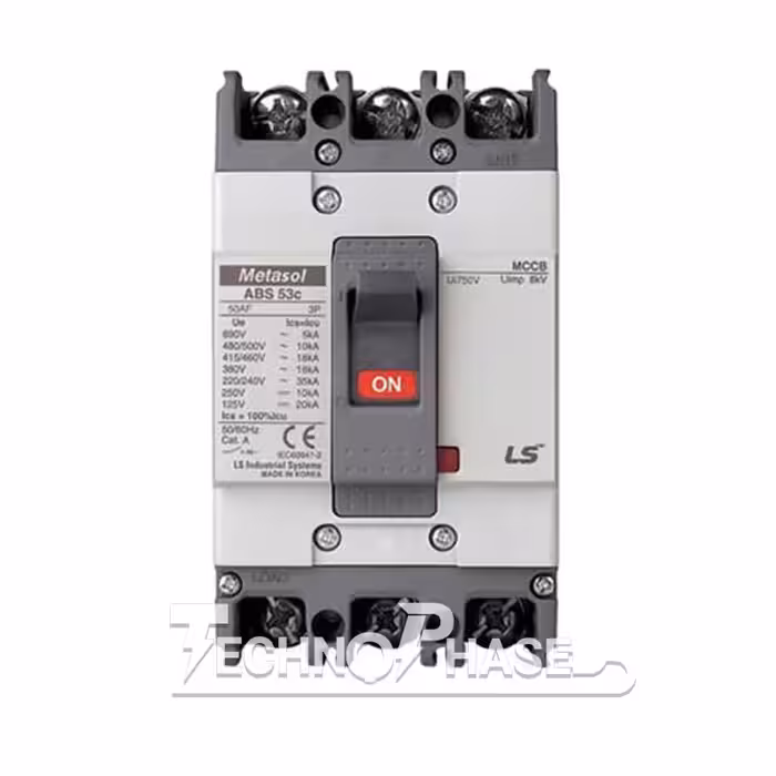 کلید اتوماتیک کمپکت 100 آمپر غیر قابل تنظیم حرارتي LS مدل METASOL
