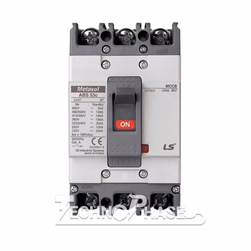 کلید اتوماتیک کمپکت 100 آمپر غیر قابل تنظیم حرارتي LS مدل METASOL