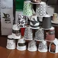 لیوان یکبار مصرف کاغذی 220 طرح ویژه محرم کارتن 2000 عددی  