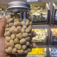 بادام زمینی روکش دار  پیاز جعفری 250گرم 