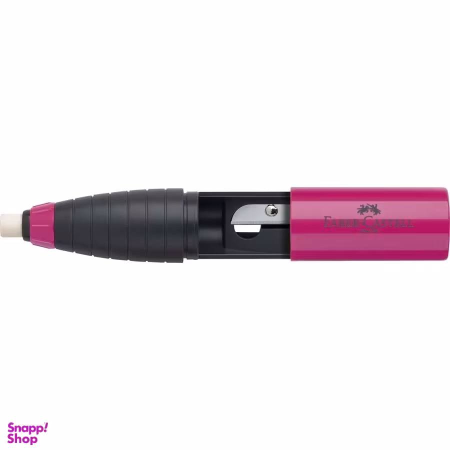 پاکن چرخشی فابر کاستل به همراه تراش فابر کاستل رنگ بنفش