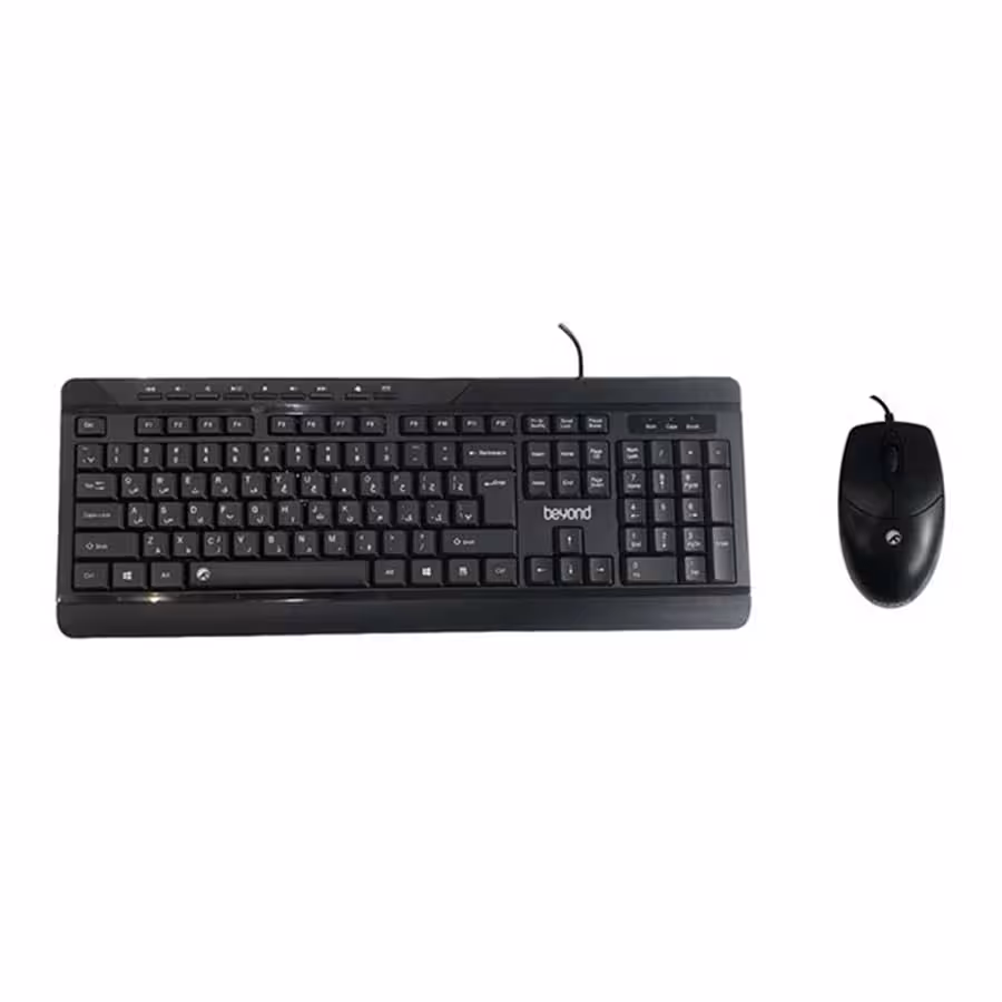 قیمت و خرید کیبورد و ماوس باسیم بیاند مدل BMK-4455 | یاس ارتباط